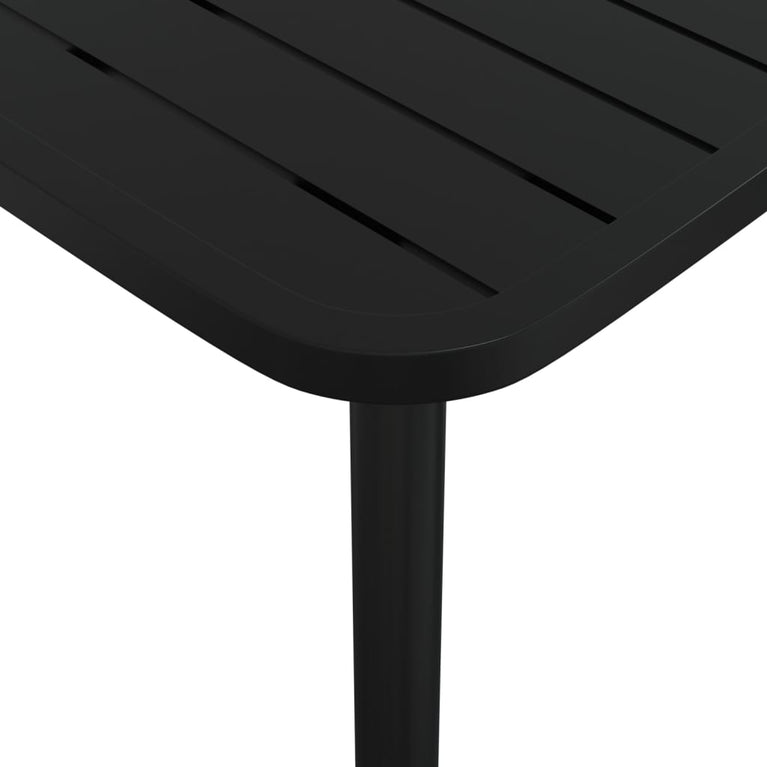 Tuintafel 80x80x71 cm staal antracietkleurig MeubelReus