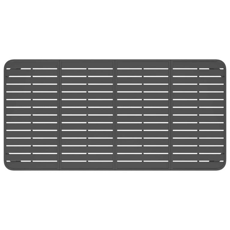 Tuintafel 200x100x71 cm staal antracietkleurig MeubelReus