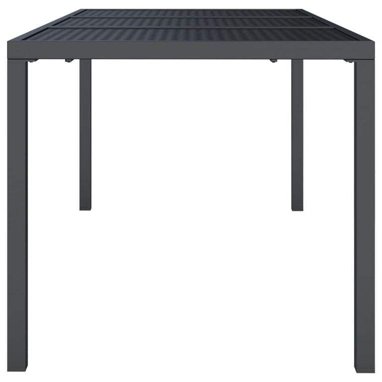 Tuintafel 165x80x72 cm staal antracietkleurig MeubelReus