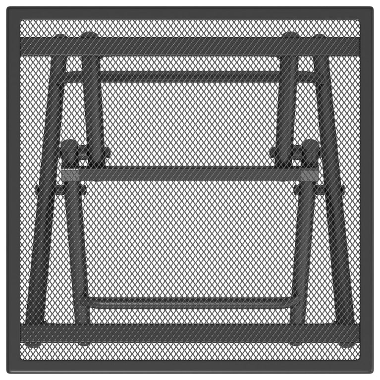 Tuintafel 38x38x38 cm staalgaas antracietkleurig MeubelReus
