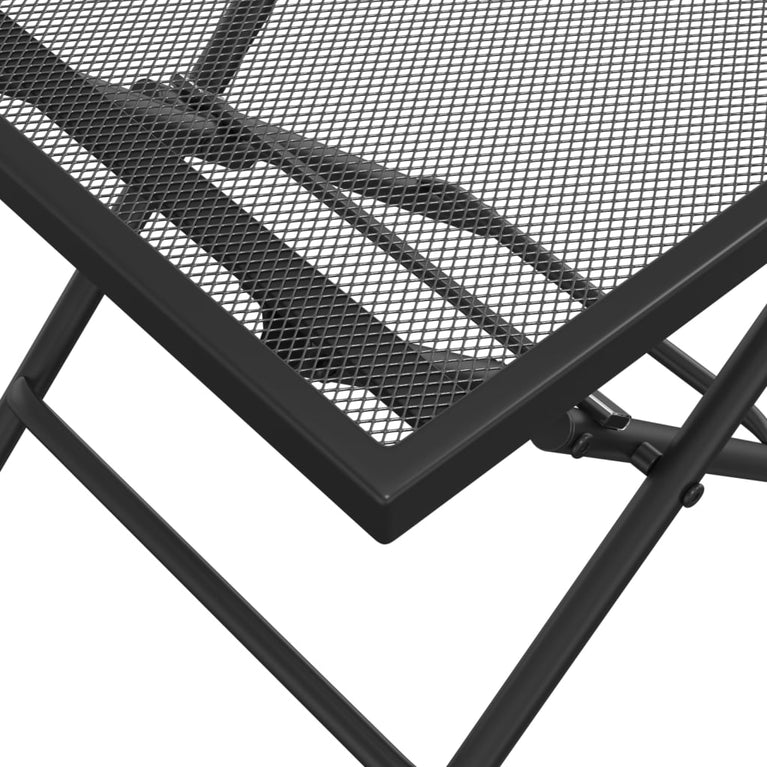 Tuintafel 38x38x38 cm staalgaas antracietkleurig MeubelReus