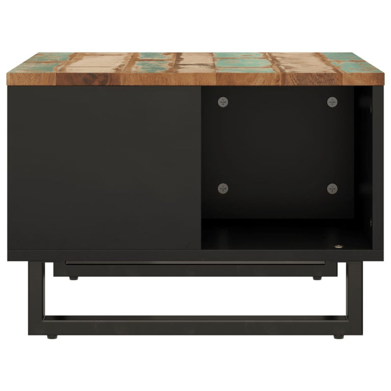 Salontafel 60x50x35 cm massief gerecycled hout MeubelReus