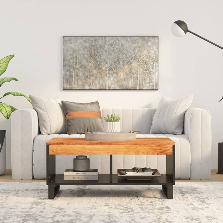 Salontafel 90x50x40 cm massief acaciahout MeubelReus