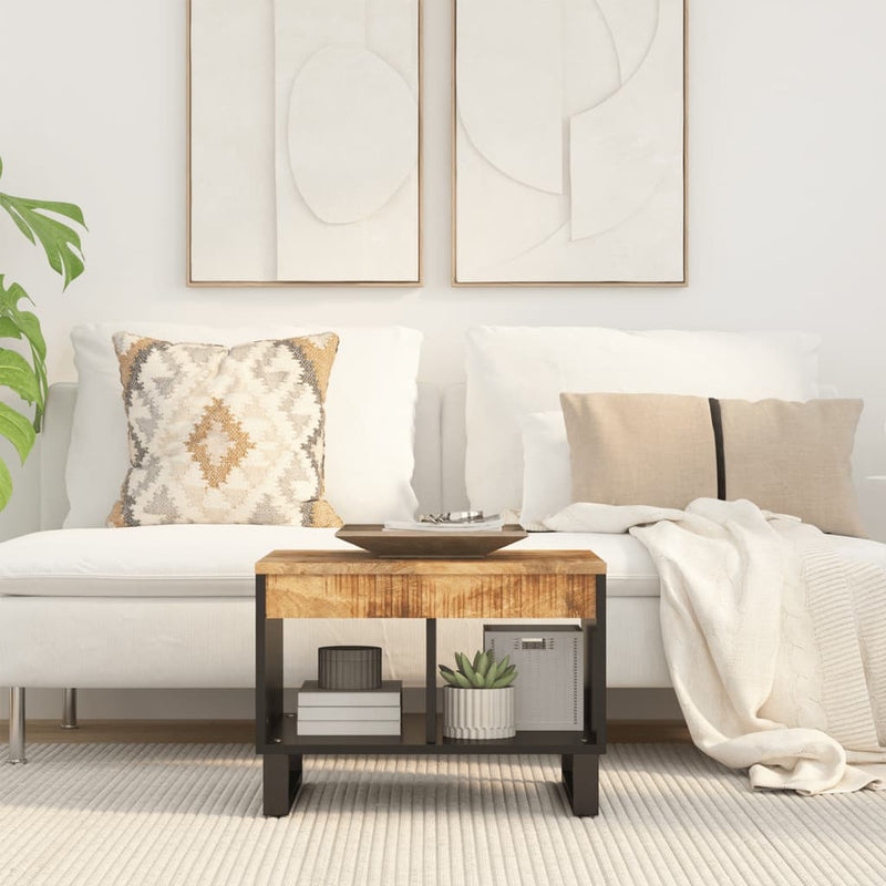 Salontafel 55x50x40 cm massief mangohout MeubelReus