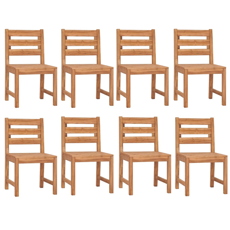 9-delige Tuinset massief teakhout MeubelReus