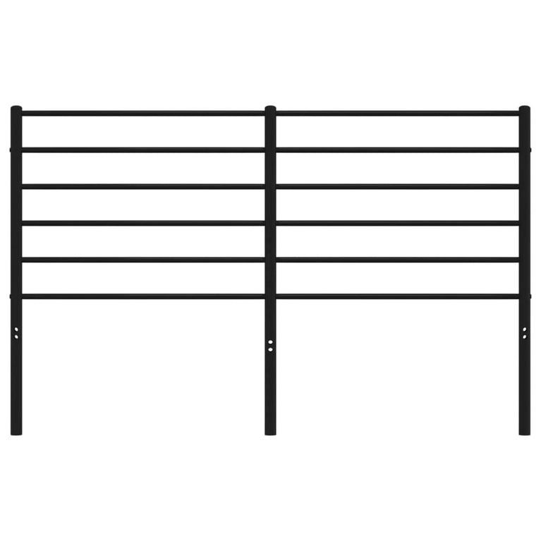 Hoofdbord metaal zwart 150 cm