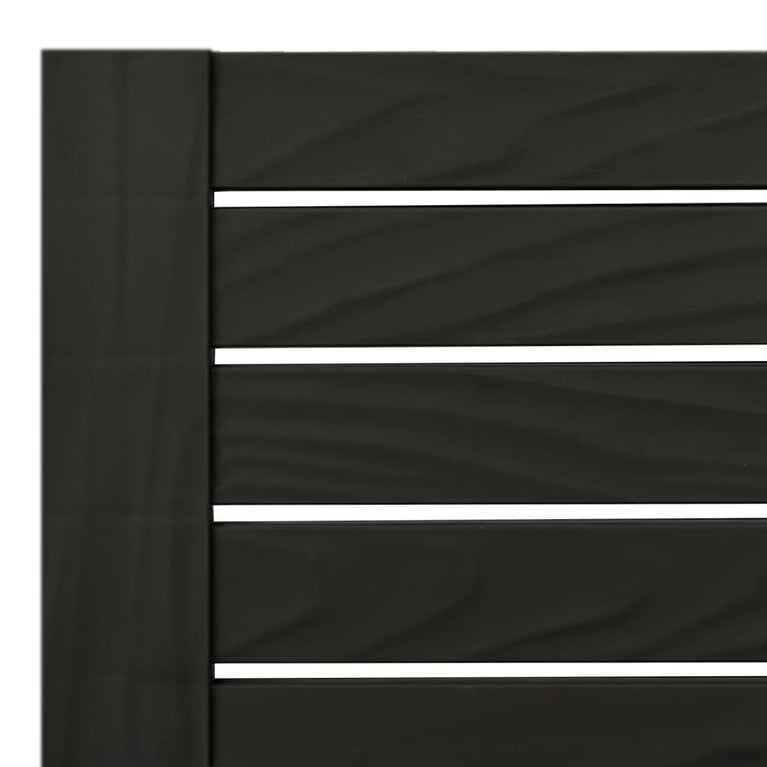 Ligbed tweepersoons 155x138x83 cm polypropeen zwart MeubelReus