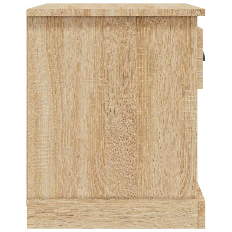 Nachtkastje 39x39x47,5 cm bewerkt hout sonoma eikenkleurig MeubelReus