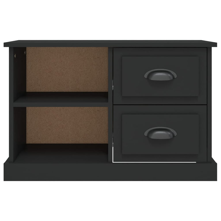 Tv-meubel 73x35,5x47,5 cm bewerkt hout zwart MeubelReus