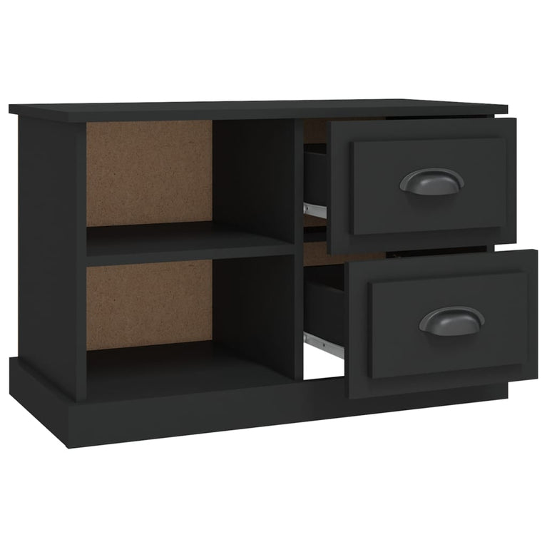 Tv-meubel 73x35,5x47,5 cm bewerkt hout zwart MeubelReus