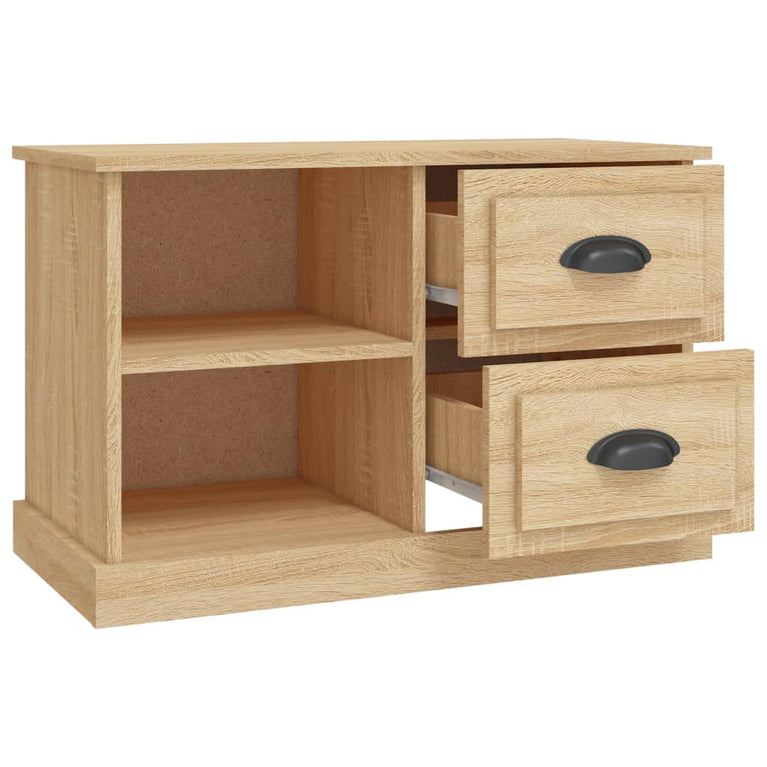 Tv-meubel 73x35,5x47,5 cm bewerkt hout sonoma eikenkleurig MeubelReus