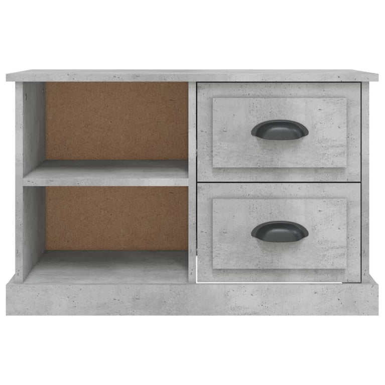 Tv-meubel 73x35,5x47,5 cm bewerkt hout betongrijs MeubelReus