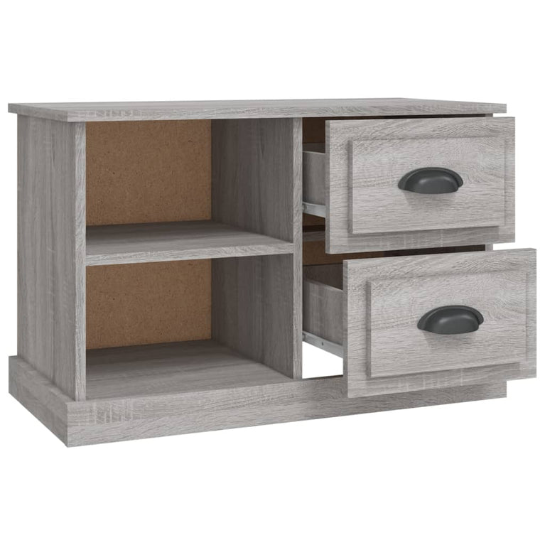 Tv-meubel 73x35,5x47,5 cm bewerkt hout grijs sonoma eikenkleur MeubelReus