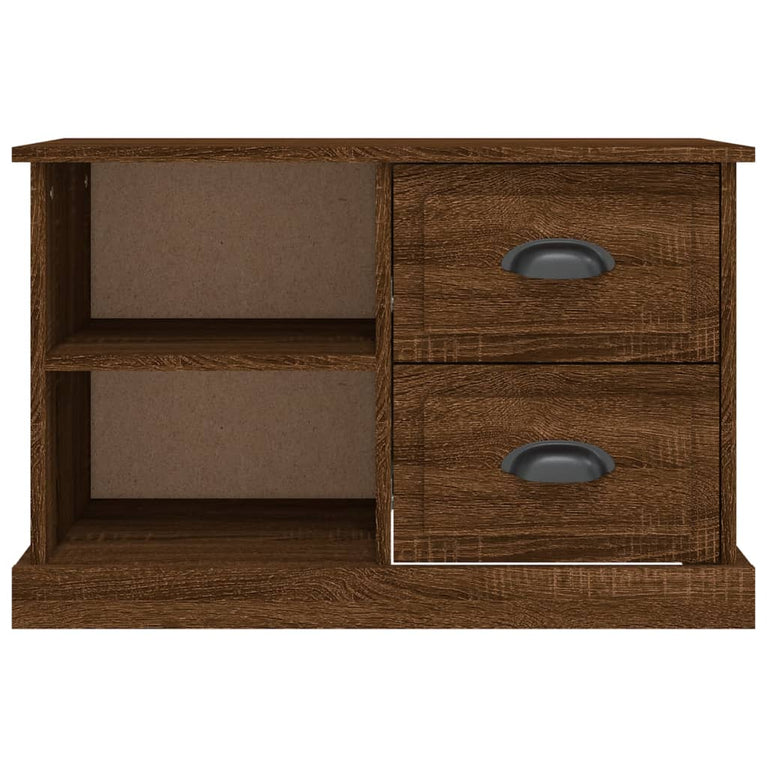 Tv-meubel 73x35,5x47,5 cm bewerkt hout bruin eikenkleur MeubelReus