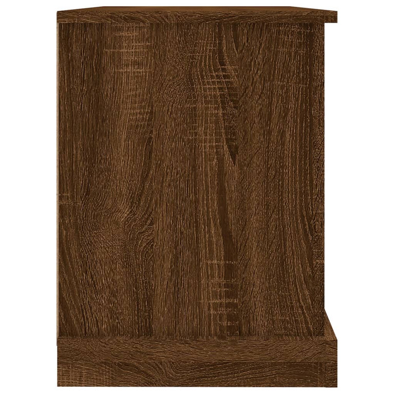 Tv-meubel 73x35,5x47,5 cm bewerkt hout bruin eikenkleur MeubelReus
