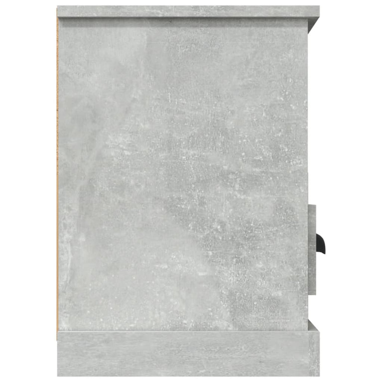 Tv-meubel 100x35x50 cm bewerkt hout betongrijs MeubelReus