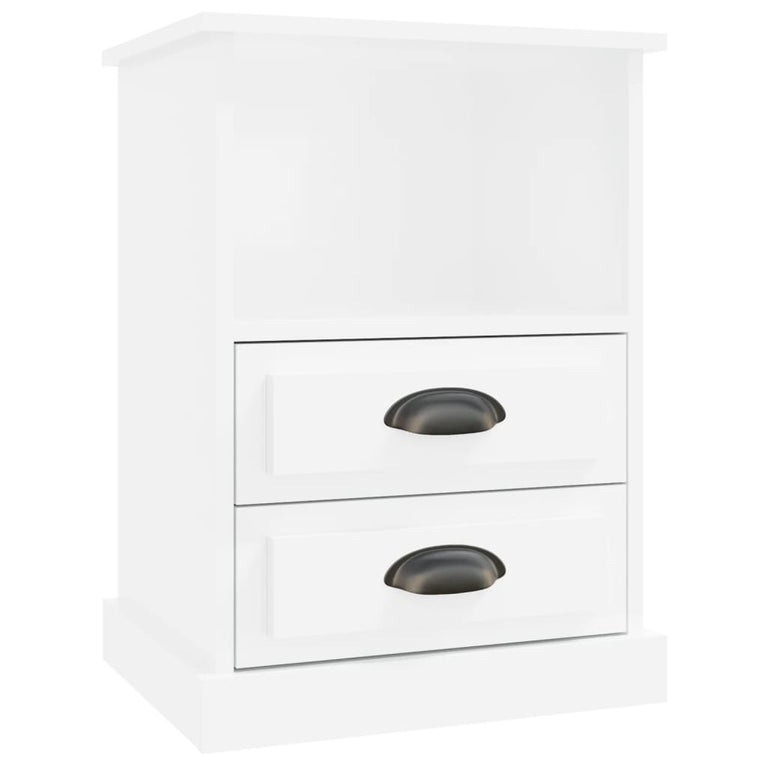 Nachtkastjes 2 st 43x36x60 cm hoogglans wit MeubelReus