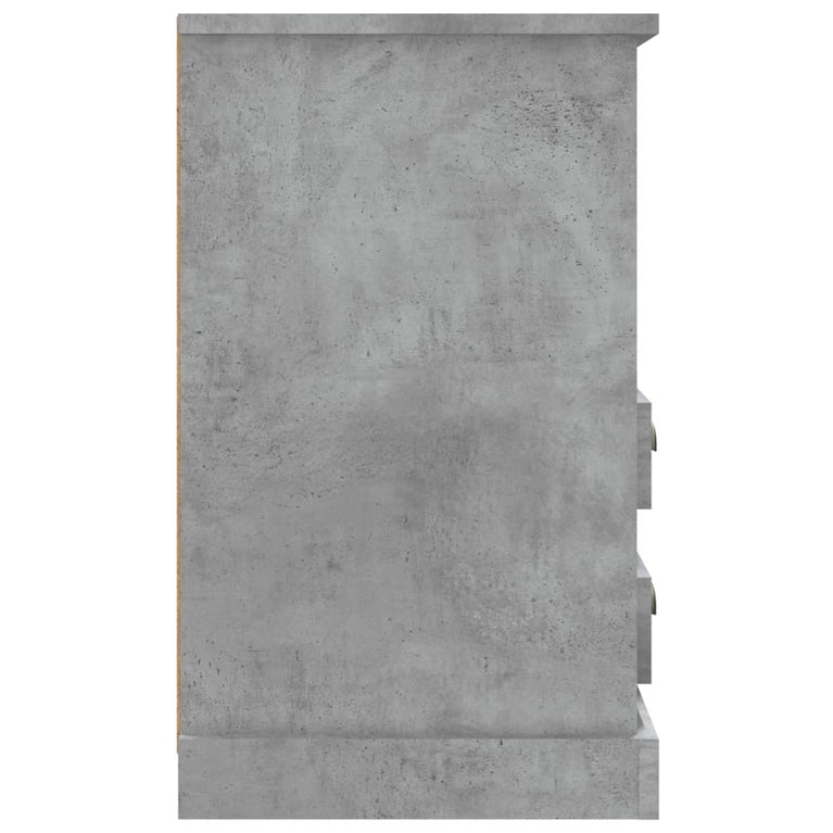Nachtkastjes 2 st 43x36x60 cm betongrijs MeubelReus
