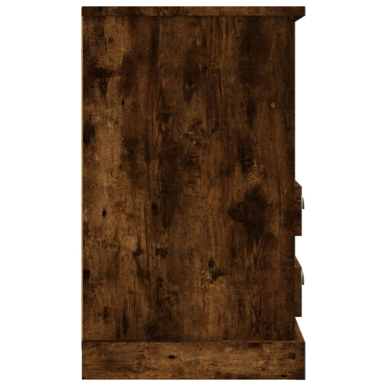 Nachtkastjes 2 st 43x36x60 cm gerookt eikenkleurig MeubelReus