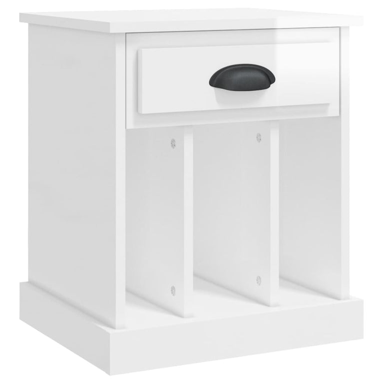 Nachtkastjes 2 st 43x36x50 cm hoogglans wit MeubelReus