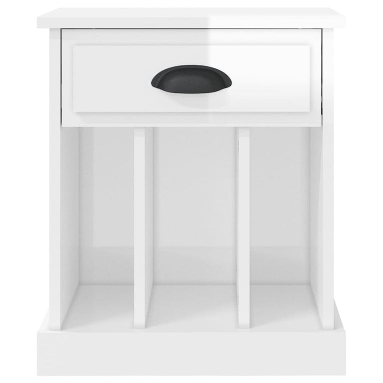 Nachtkastjes 2 st 43x36x50 cm hoogglans wit MeubelReus