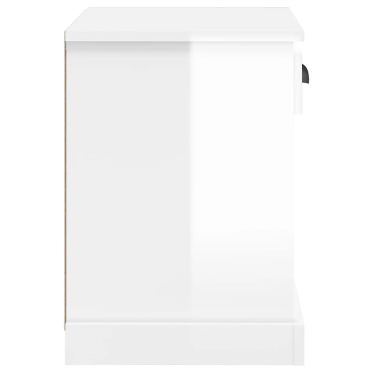 Nachtkastjes 2 st 43x36x50 cm hoogglans wit MeubelReus