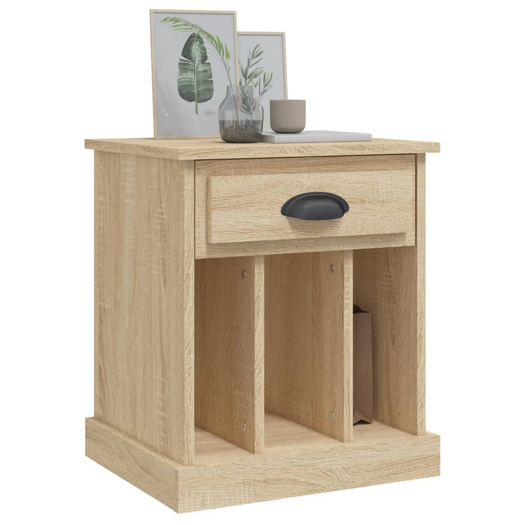 Nachtkastjes 2 st 43x36x50 cm sonoma eikenkleurig MeubelReus