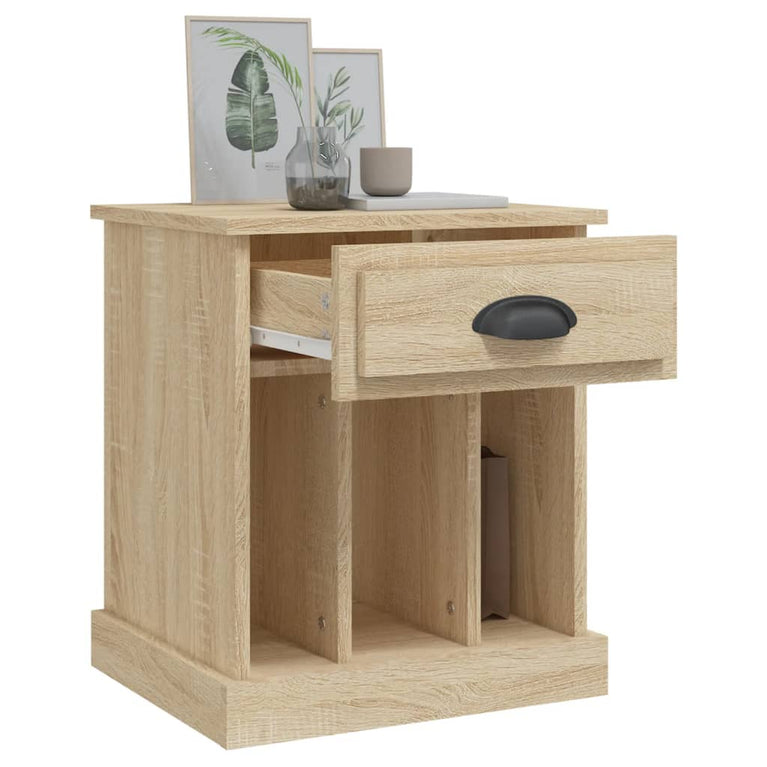 Nachtkastjes 2 st 43x36x50 cm sonoma eikenkleurig MeubelReus