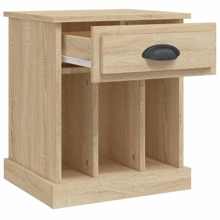 Nachtkastjes 2 st 43x36x50 cm sonoma eikenkleurig MeubelReus