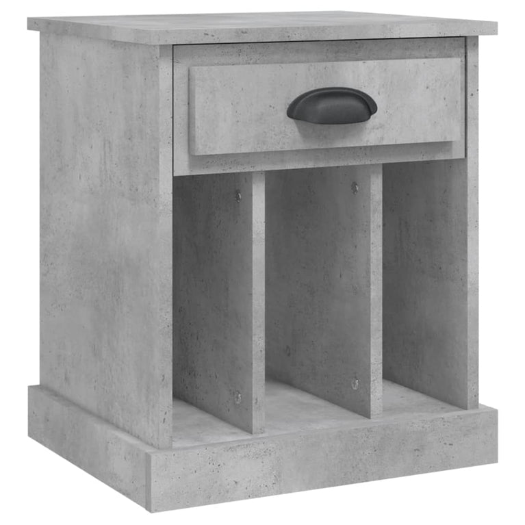 Nachtkastjes 2 st 43x36x50 cm betongrijs MeubelReus