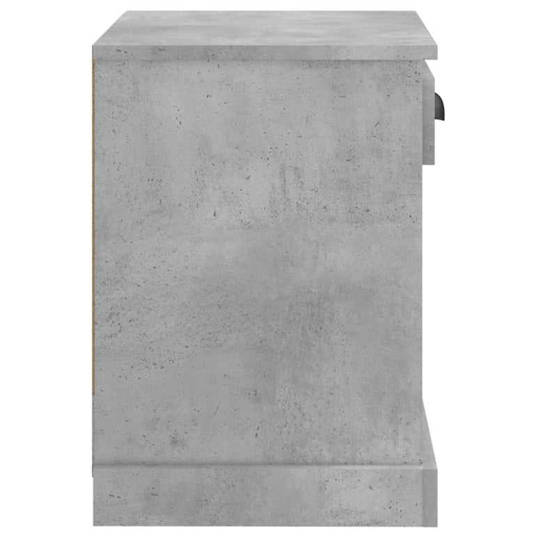 Nachtkastjes 2 st 43x36x50 cm betongrijs MeubelReus