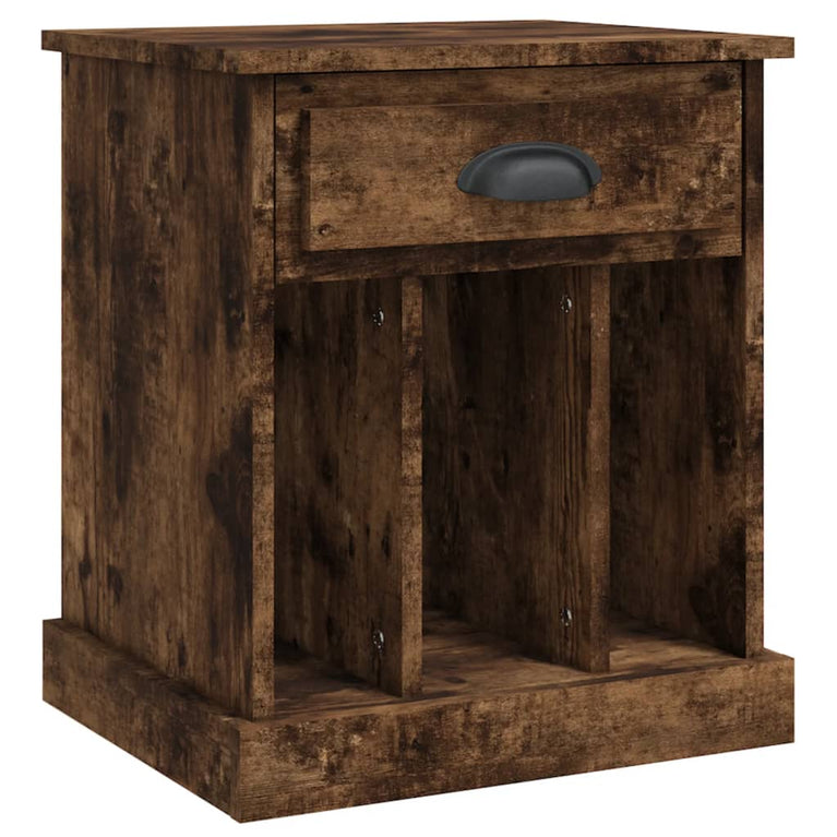 Nachtkastjes 2 st 43x36x50 cm gerookt eikenkleurig MeubelReus