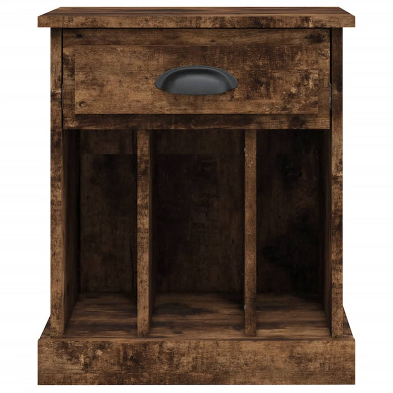 Nachtkastjes 2 st 43x36x50 cm gerookt eikenkleurig MeubelReus