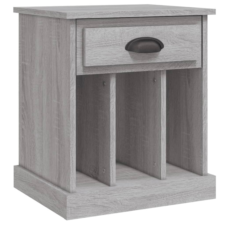 Nachtkastjes 2 st 43x36x50 cm grijs sonoma eikenkleurig MeubelReus