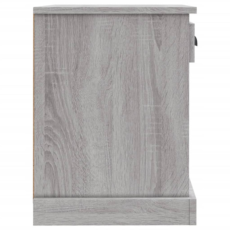 Nachtkastjes 2 st 43x36x50 cm grijs sonoma eikenkleurig MeubelReus