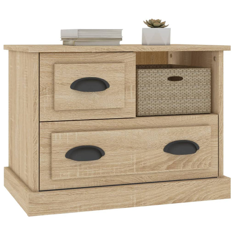 Nachtkastje 60x39x45 cm sonoma eikenkleurig MeubelReus