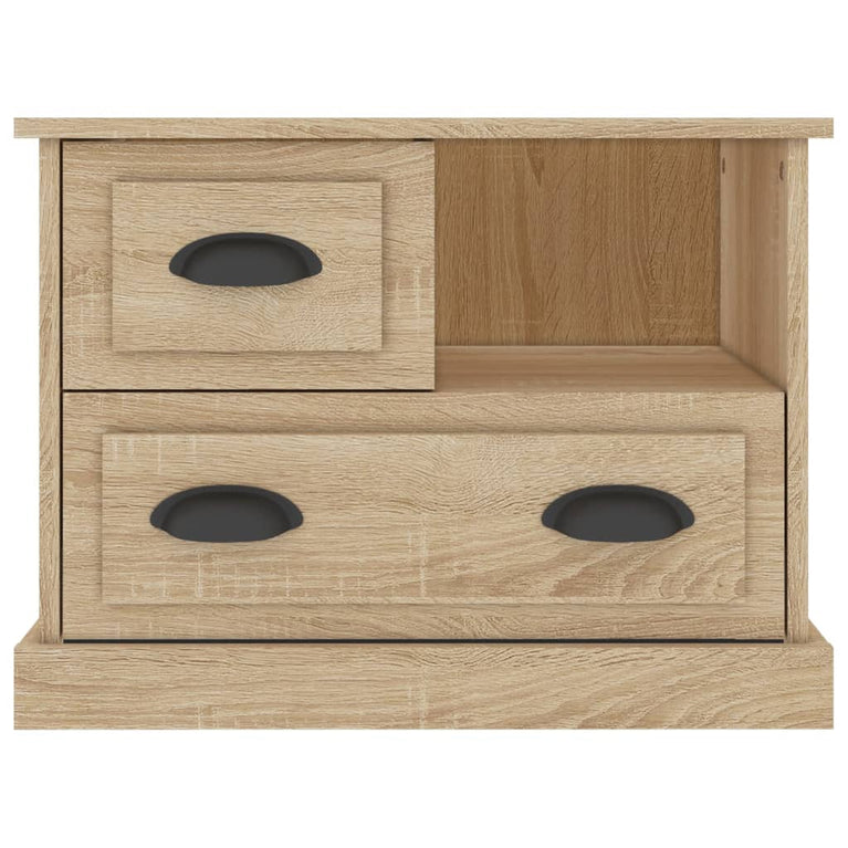 Nachtkastje 60x39x45 cm sonoma eikenkleurig MeubelReus
