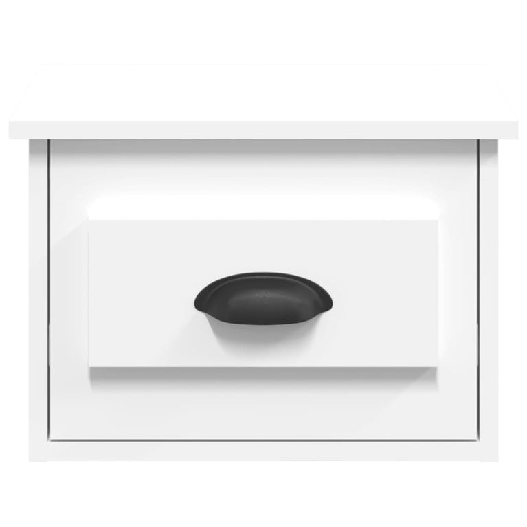 Nachtkastjes 2 st wandgemonteerd 41,5x36x28 cm wit MeubelReus