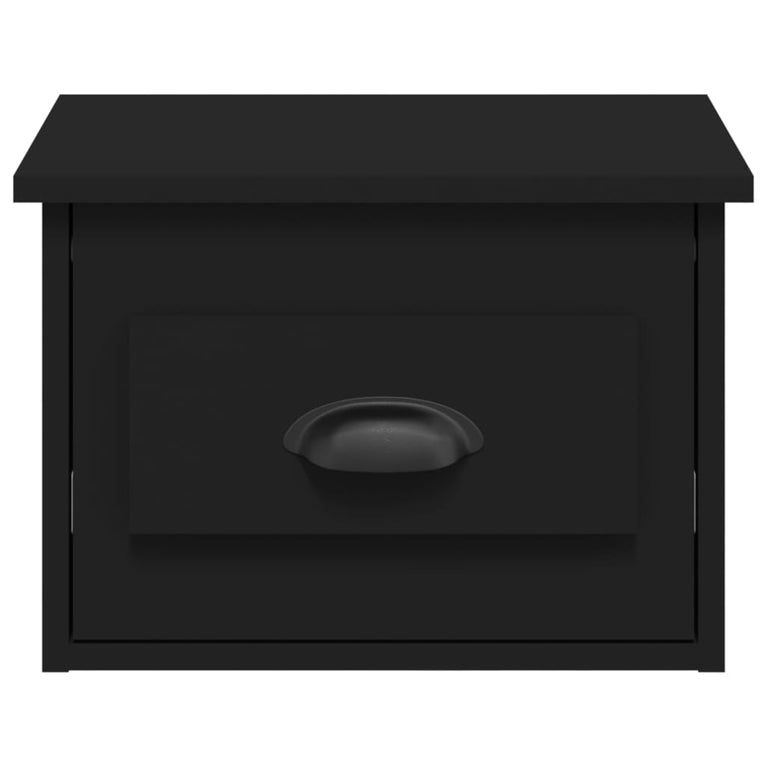 Nachtkastjes 2 st wandgemonteerd 41,5x36x28 cm zwart MeubelReus