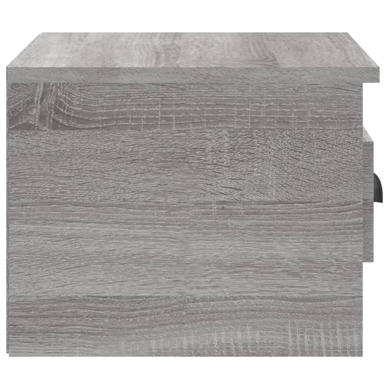 Nachtkastjes 2 st wandgemonteerd 41,5x36x28 cm grijs sonoma MeubelReus