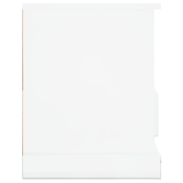 Tv-meubel 93x35,5x45 cm bewerkt hout hoogglans wit MeubelReus