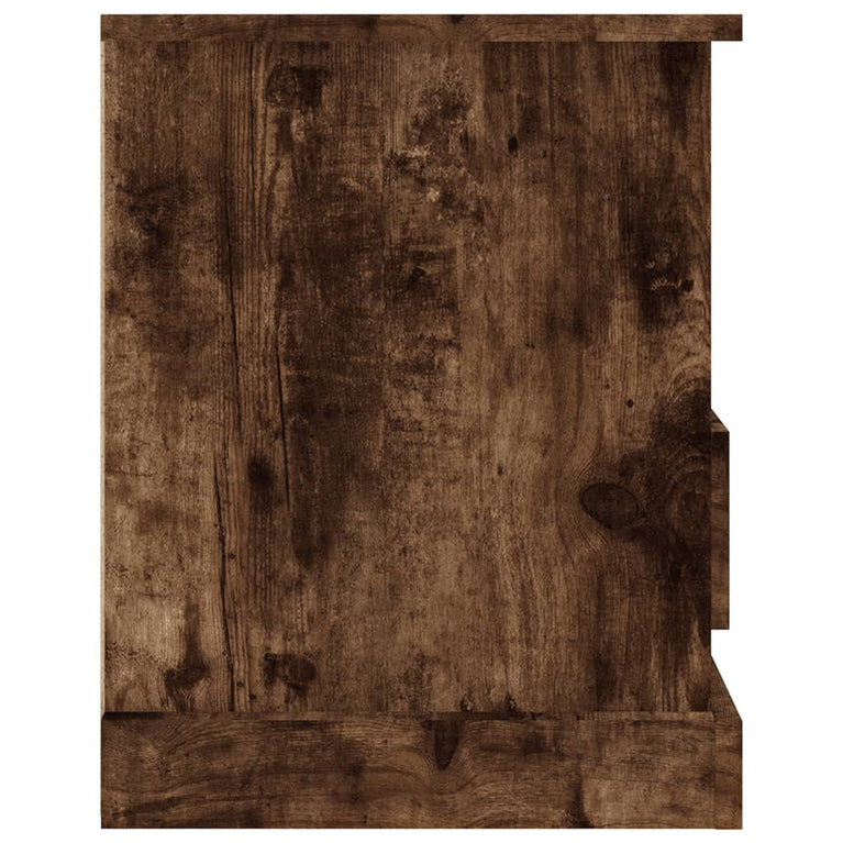 Tv-meubel 93x35,5x45 cm bewerkt hout gerookt eikenkleurig MeubelReus