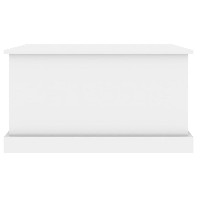 Opbergbox 70x40x38 cm bewerkt hout hoogglans wit MeubelReus