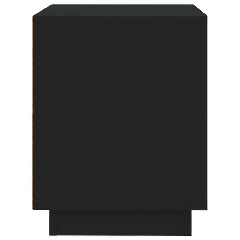 Nachtkastjes 2 st 44x35x45 cm bewerkt hout zwart MeubelReus