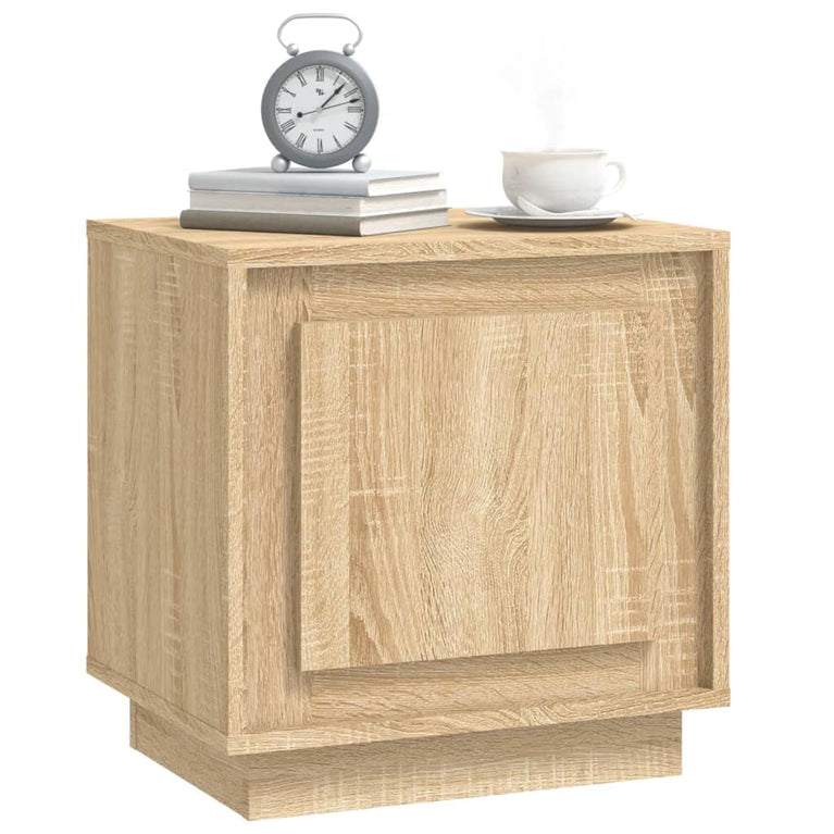 Nachtkastjes 2 st 44x35x45 cm bewerkt hout sonoma eikenkleurig MeubelReus