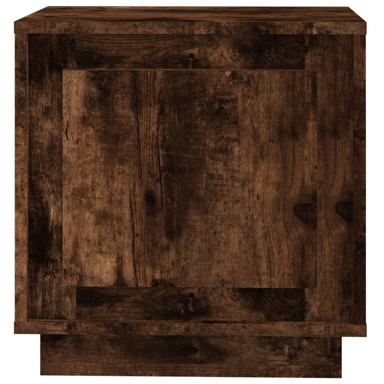 Nachtkastjes 2 st 44x35x45 cm bewerkt hout gerookt eikenkleurig MeubelReus