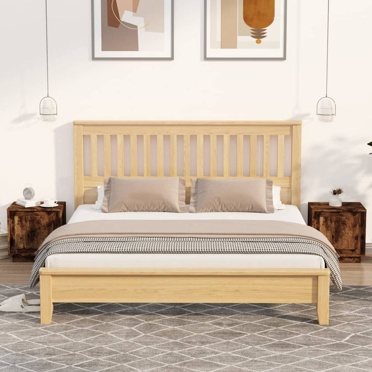 Nachtkastjes 2 st 44x35x45 cm bewerkt hout gerookt eikenkleurig MeubelReus