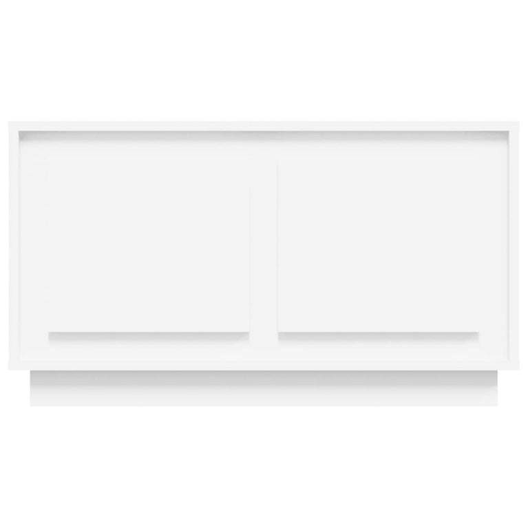 Tv-meubel 80x35x45 cm bewerkt hout wit MeubelReus