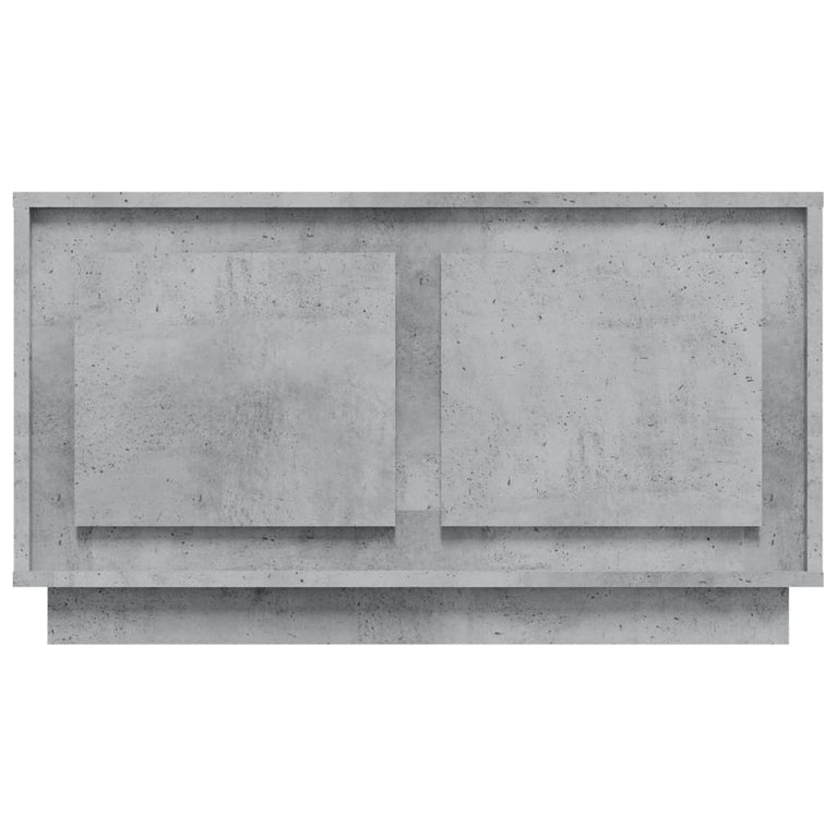 Tv-meubel 80x35x45 cm bewerkt hout betongrijs MeubelReus