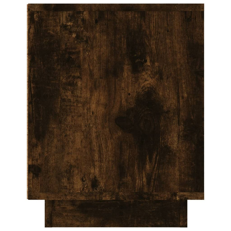 Tv-meubel 80x35x45 cm bewerkt hout gerookt eikenkleurig MeubelReus